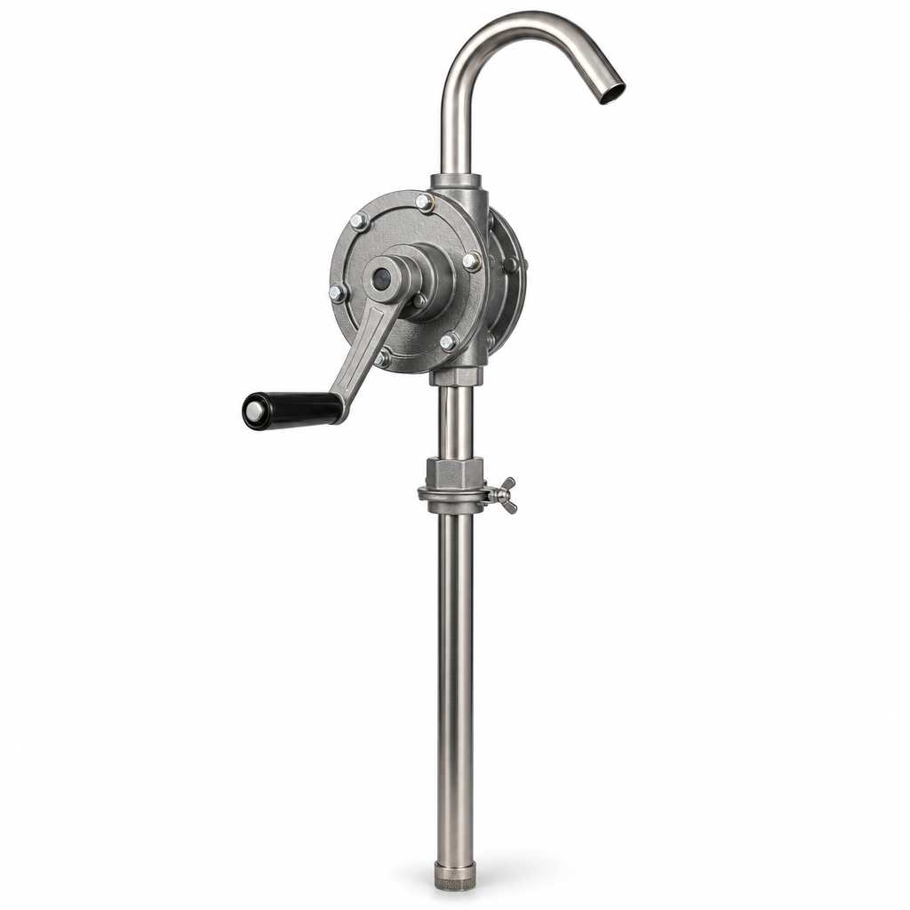 Rotary Hand Pump for Low Viscosity Non-Corrosive Liquids