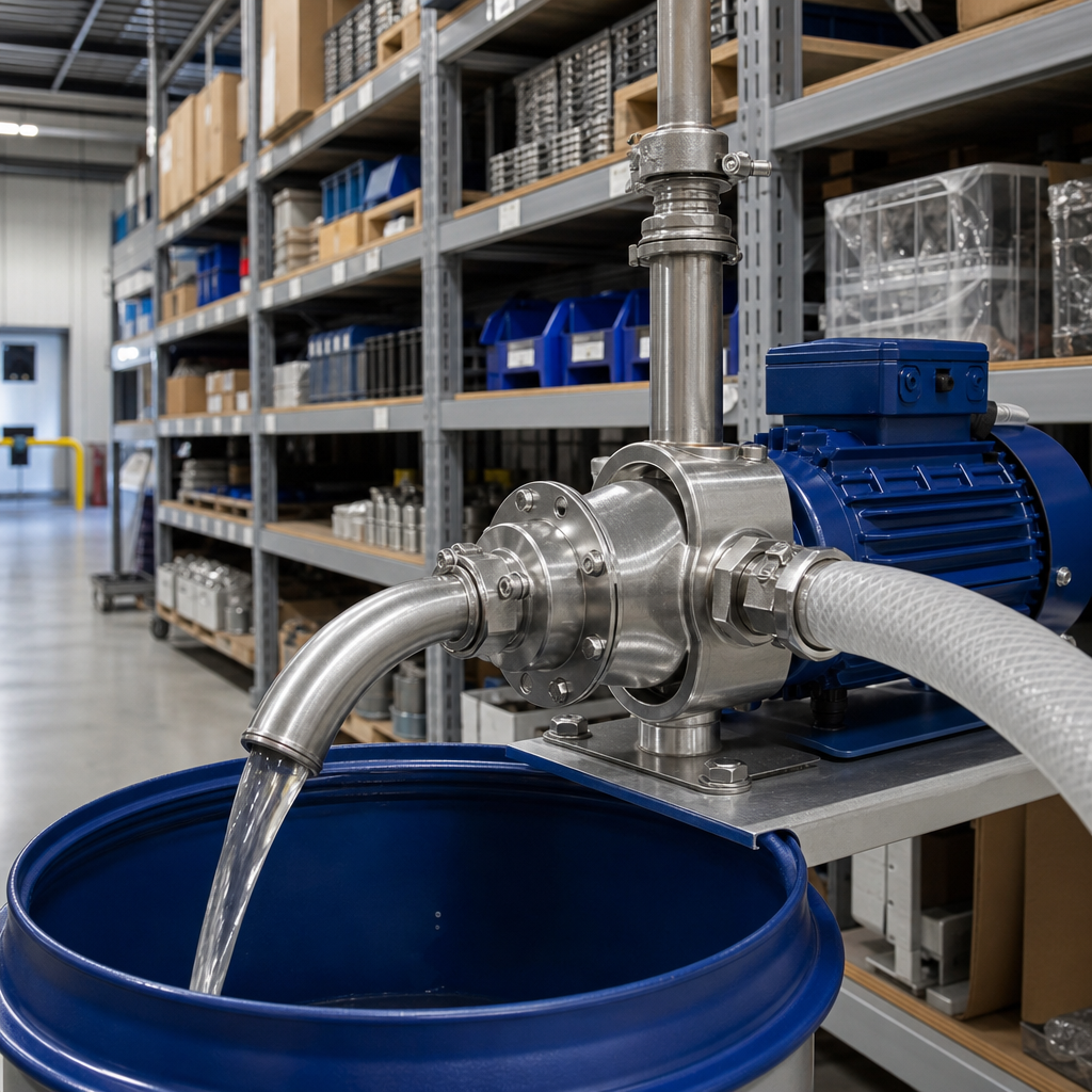Rotary Pump for Low-Viscosity Liquids