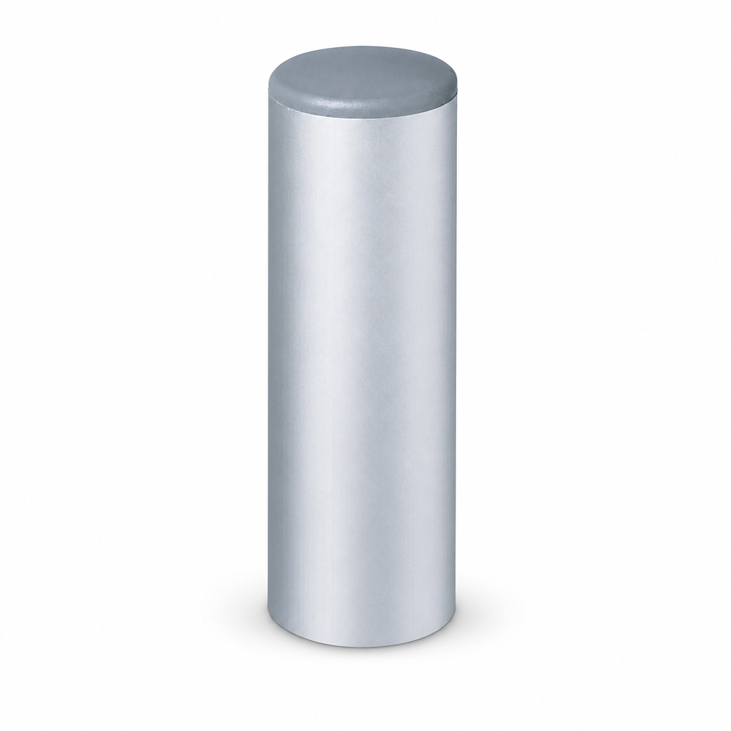 Round Aluminium Sign Posts with Galvanised Steel Finish