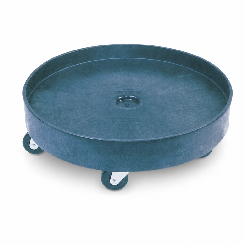 Round Container Dollies for Waste Bins and Drums