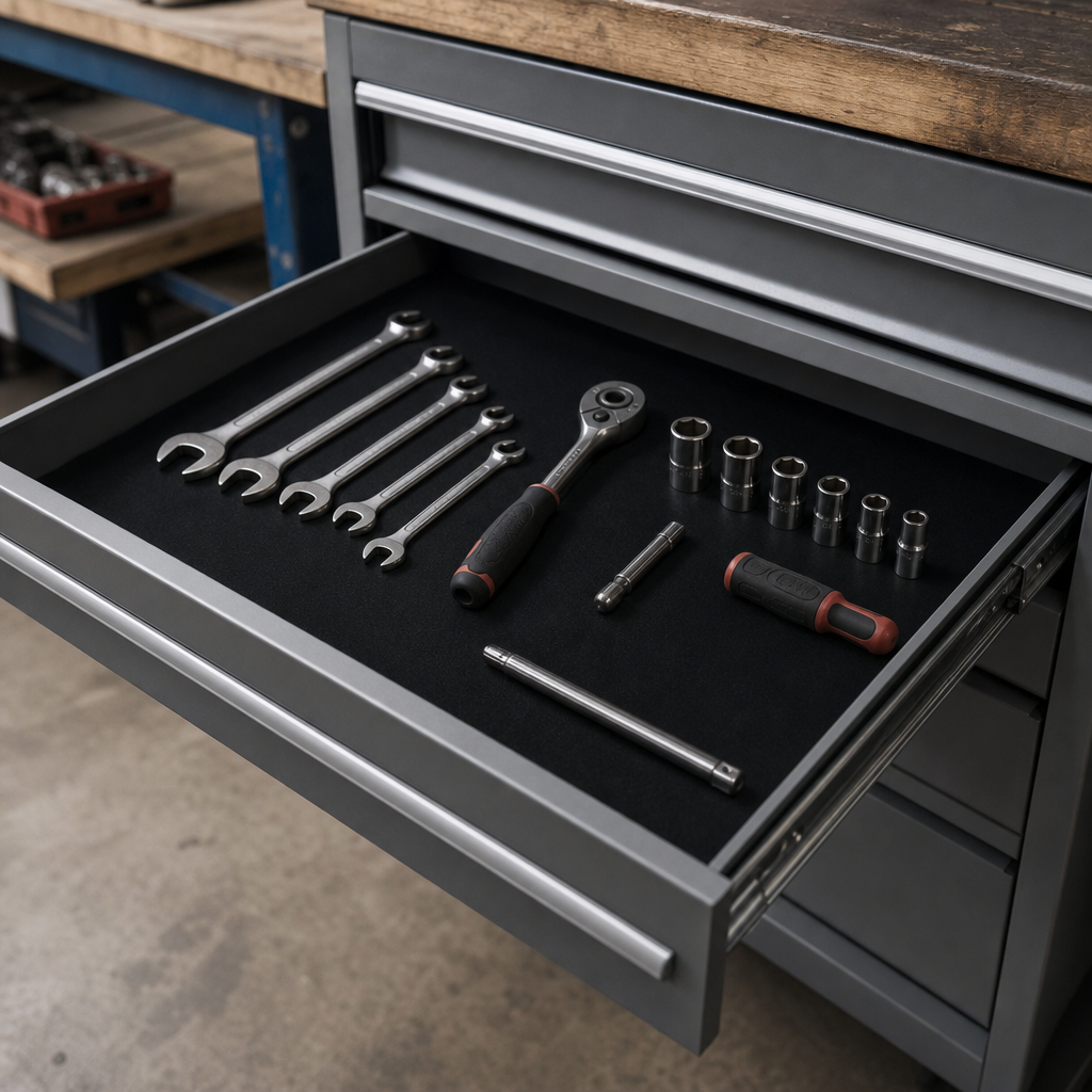 Rubber Drawer Inlay Mat for 800mm Wide Tool Cabinets