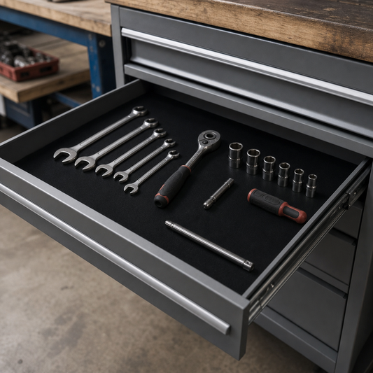 Rubber Drawer Inlay Mat for 800mm Wide Tool Cabinets