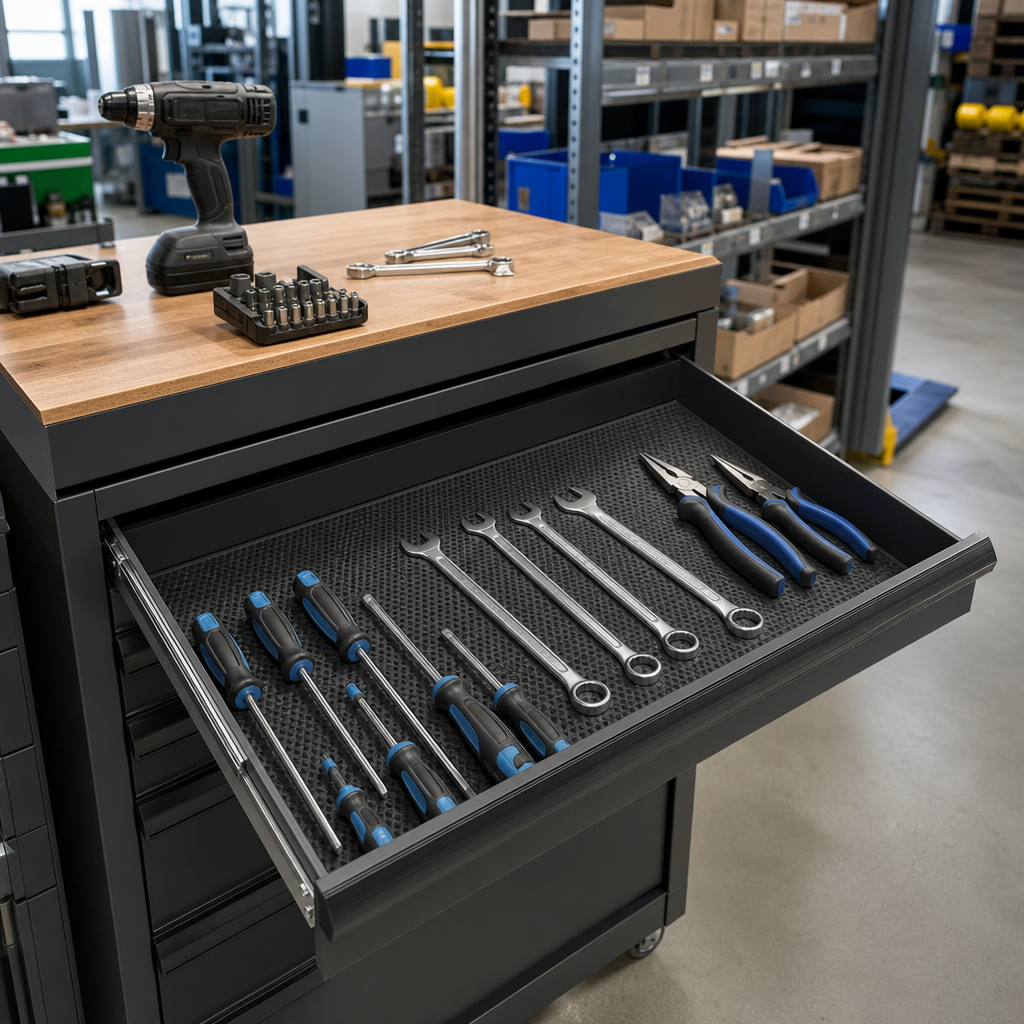 Rubber Drawer Inlay Mat for 800mm Wide Tool Cabinets