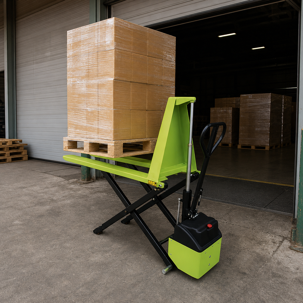 Scissor Lift Electric Pallet Truck 1000kg UDL