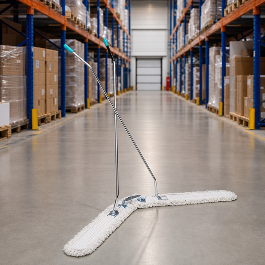 Scissor Sweeper Mop with Steel Frame and Cotton Heads