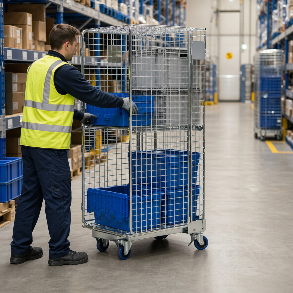 Security A-Frame Roll Cage with 4 Sides 500kg Capacity
