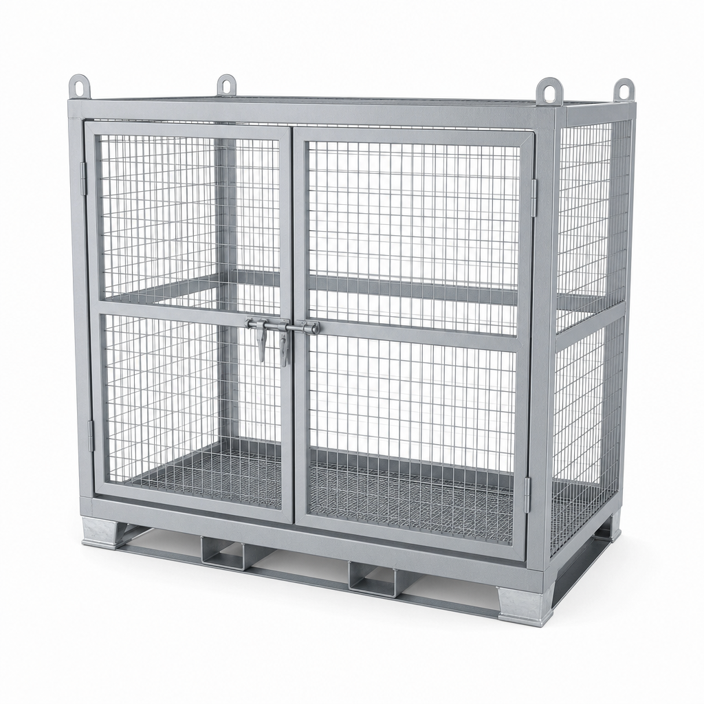 Security Mesh Cage Pallet for Gas Cylinder Storage