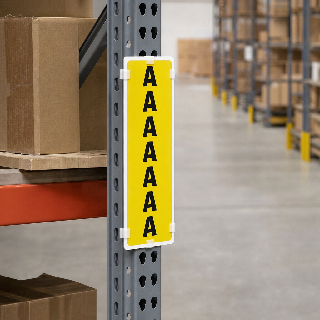 Self Adhesive 38mm Letter Set for Aisle Marking