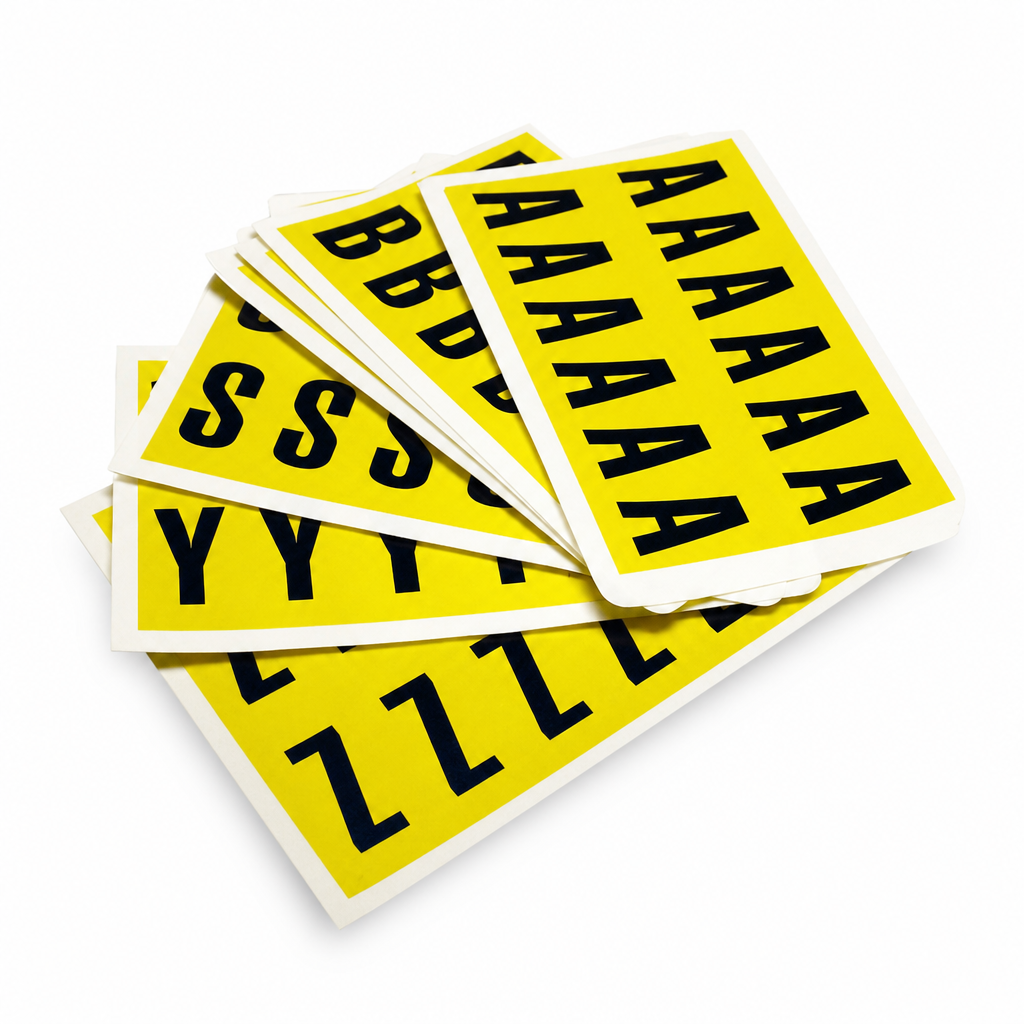 Self Adhesive 38mm Letter Set for Aisle Marking