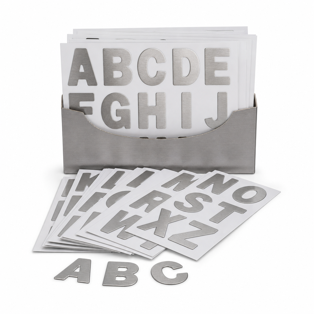 Self Adhesive 38mm Letter Set for Aisle Marking