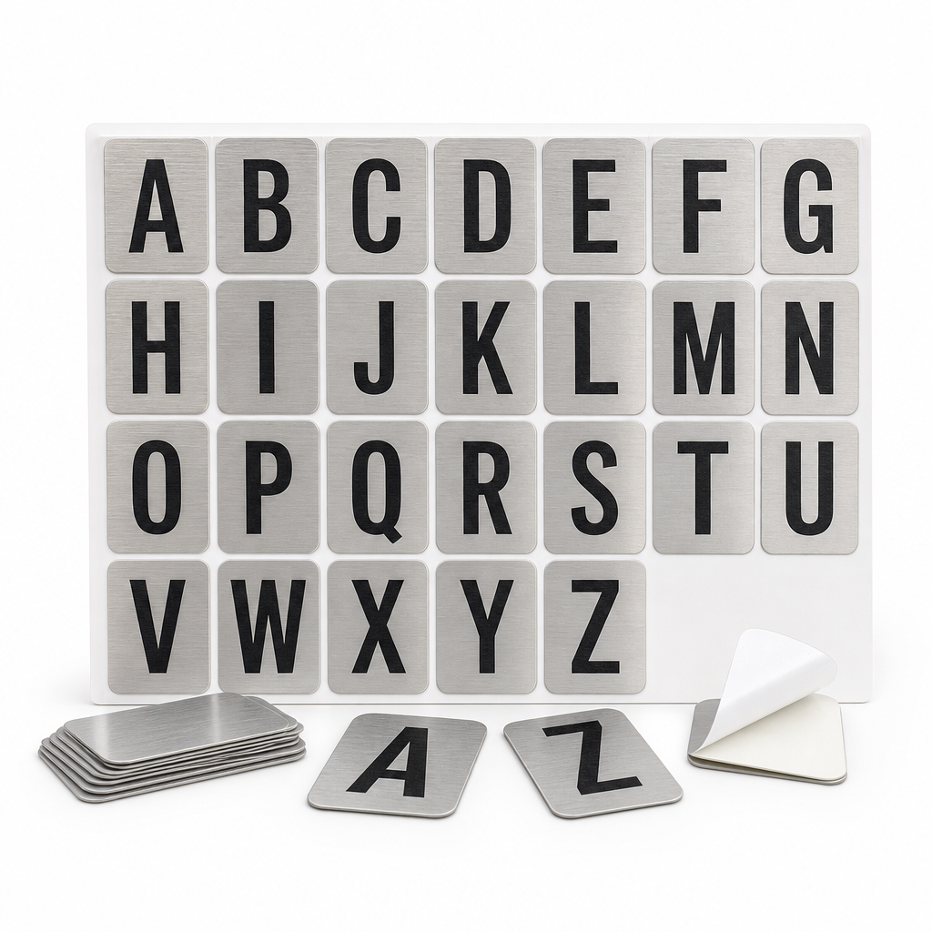 Self-Adhesive A to Z Letter Location Marker Labels