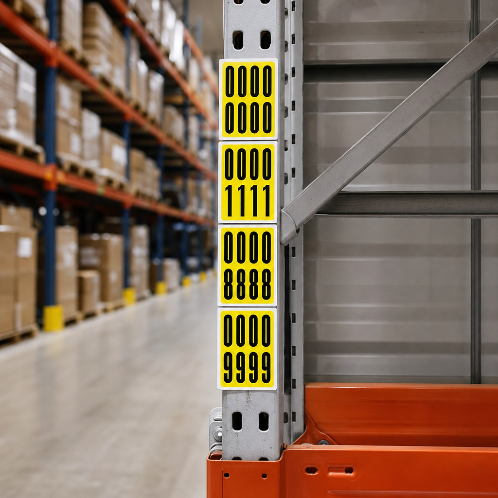 Self Adhesive Aisle Number Leaflets