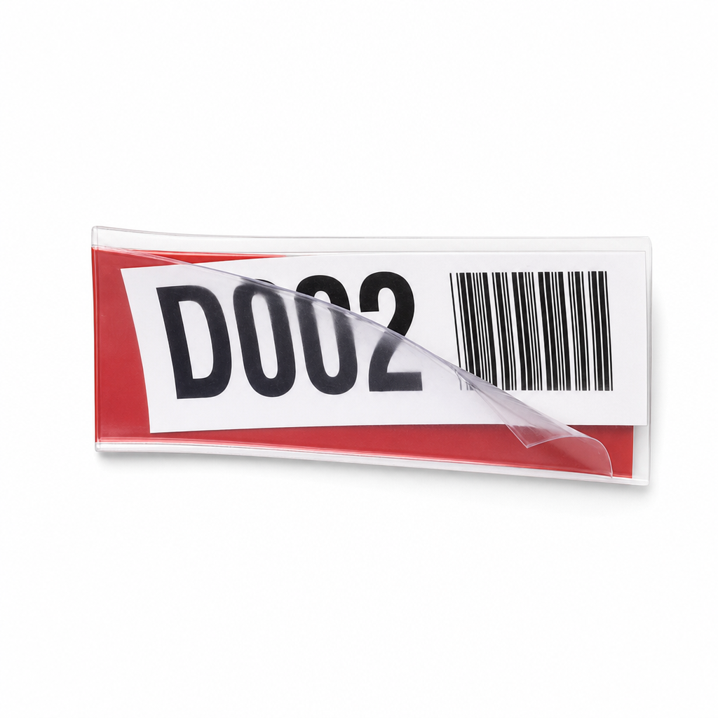 Self-Adhesive and Magnetic Label Holders with Inserts