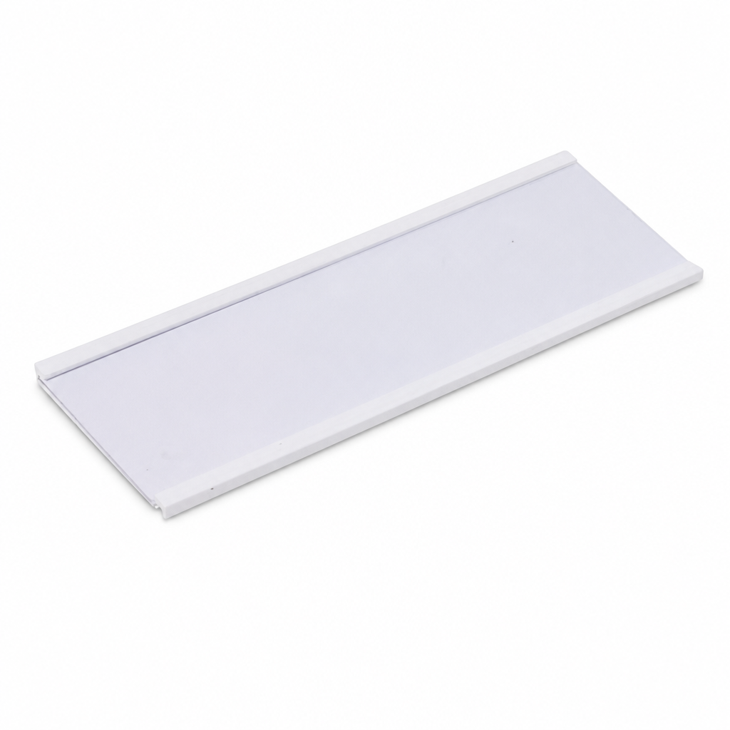 Self-Adhesive Label Holder Strips for Shelving