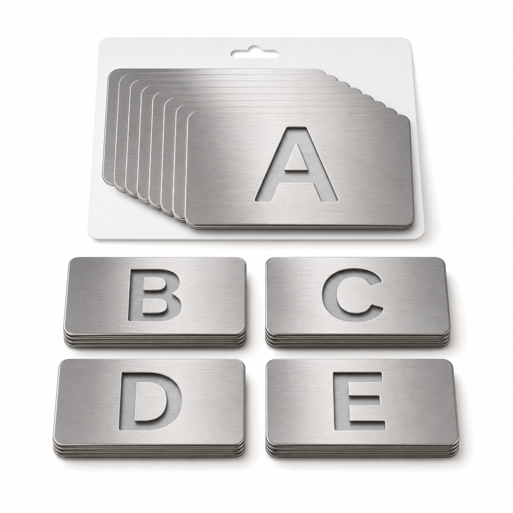 Self Adhesive Letter Marker Multi-Pack