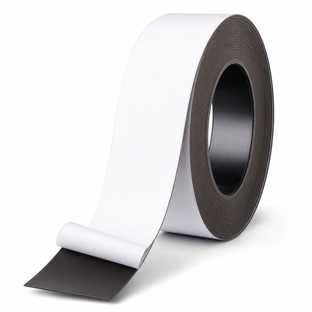 Self-Adhesive Magnetic Labelling Tape Roll