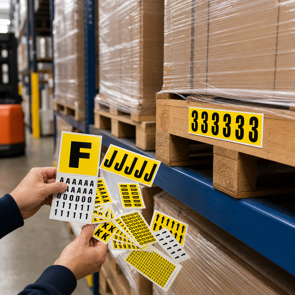 Self Adhesive Number Label Multi-Pack