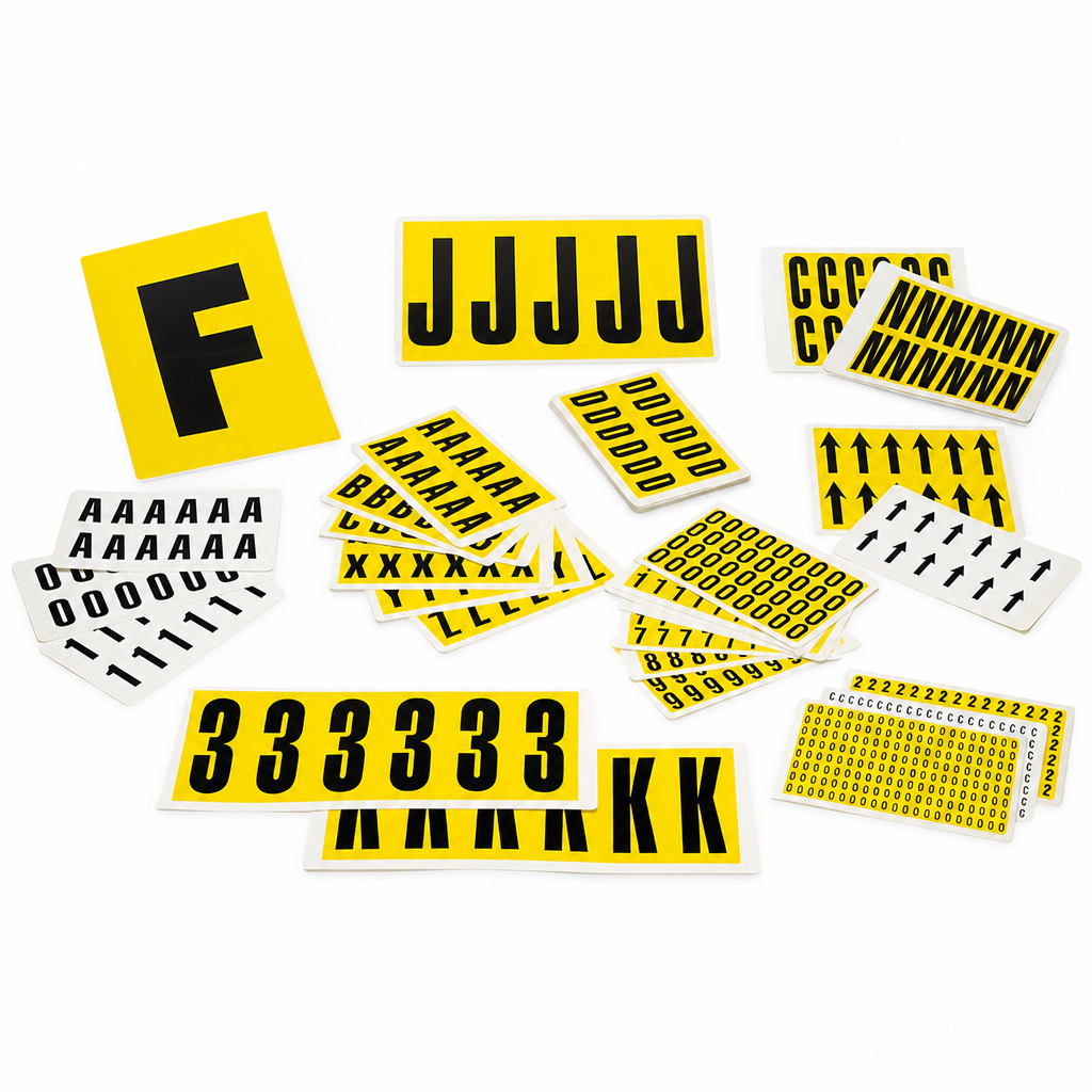 Self Adhesive Number Label Multi-Pack