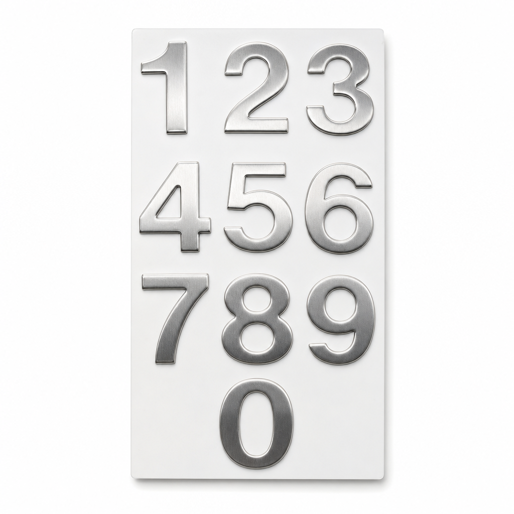 Self Adhesive Numbers for Aisle Marking – 19mm High