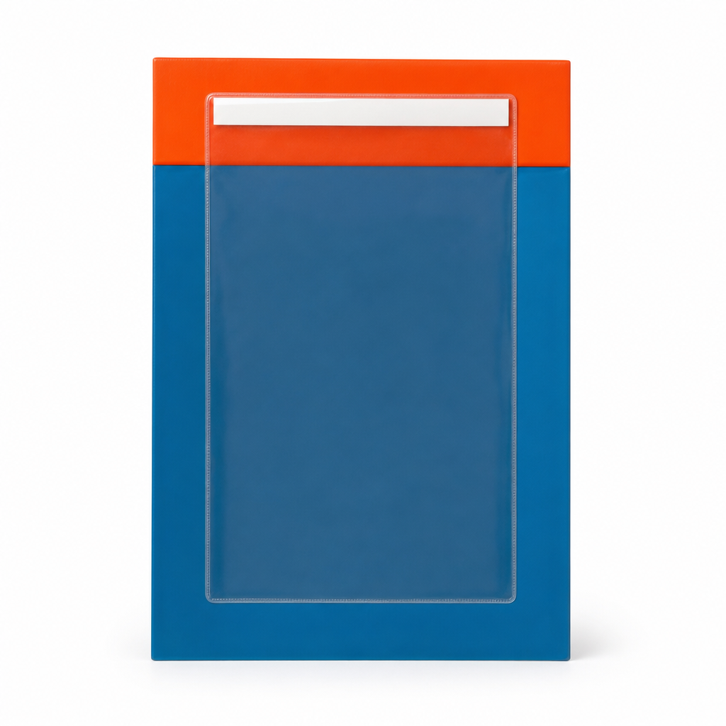 Self Adhesive Plastic Document Holders for Shelving