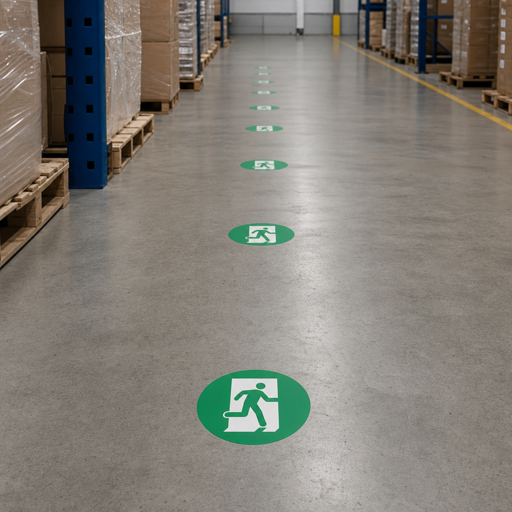 Self-Adhesive Safety Floor Markers