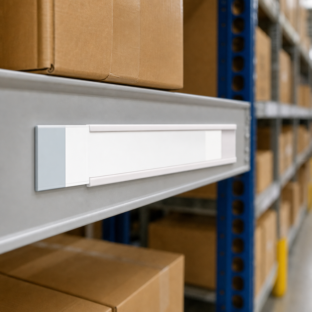 Self Adhesive Shelving Label Holders