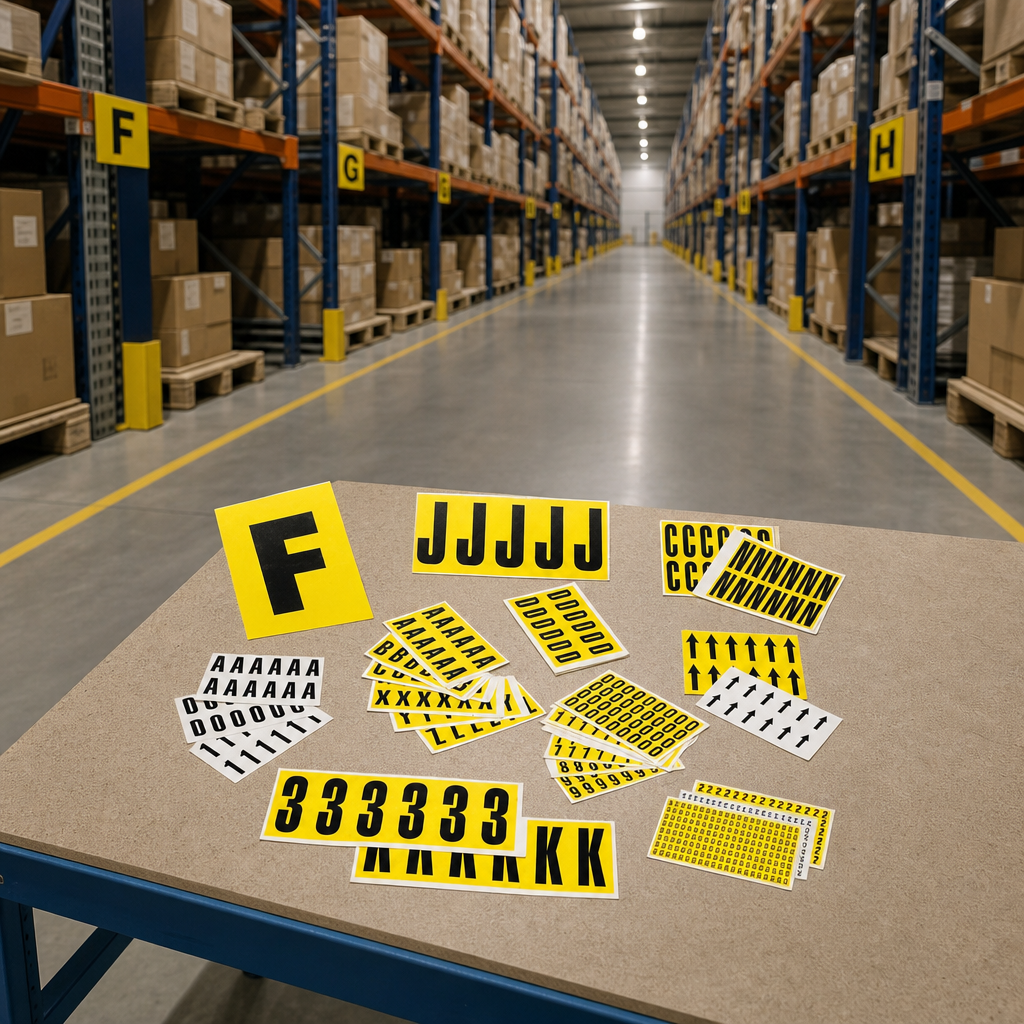 Self-Adhesive Vinyl Number and Letter Sticker Multipacks