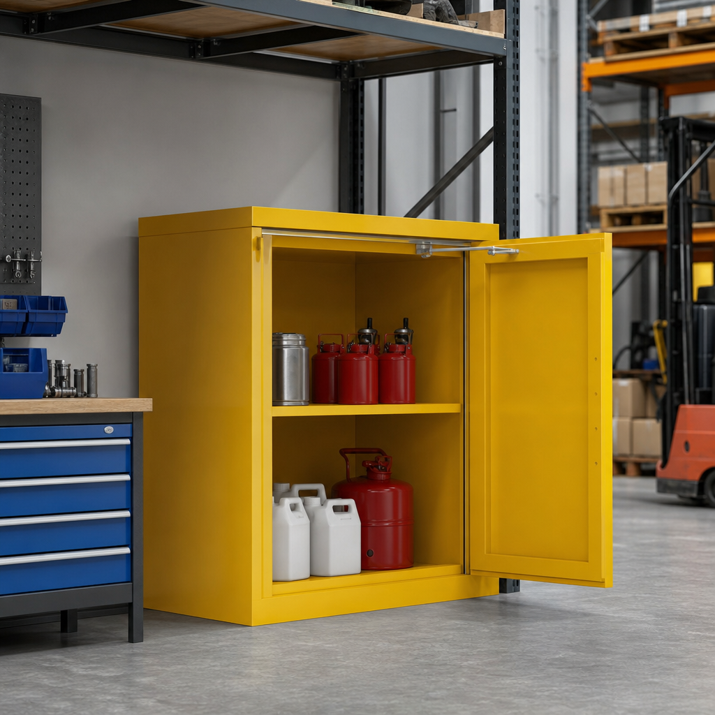 Self Close Flammable Storage Cabinet 1651x1092x864mm