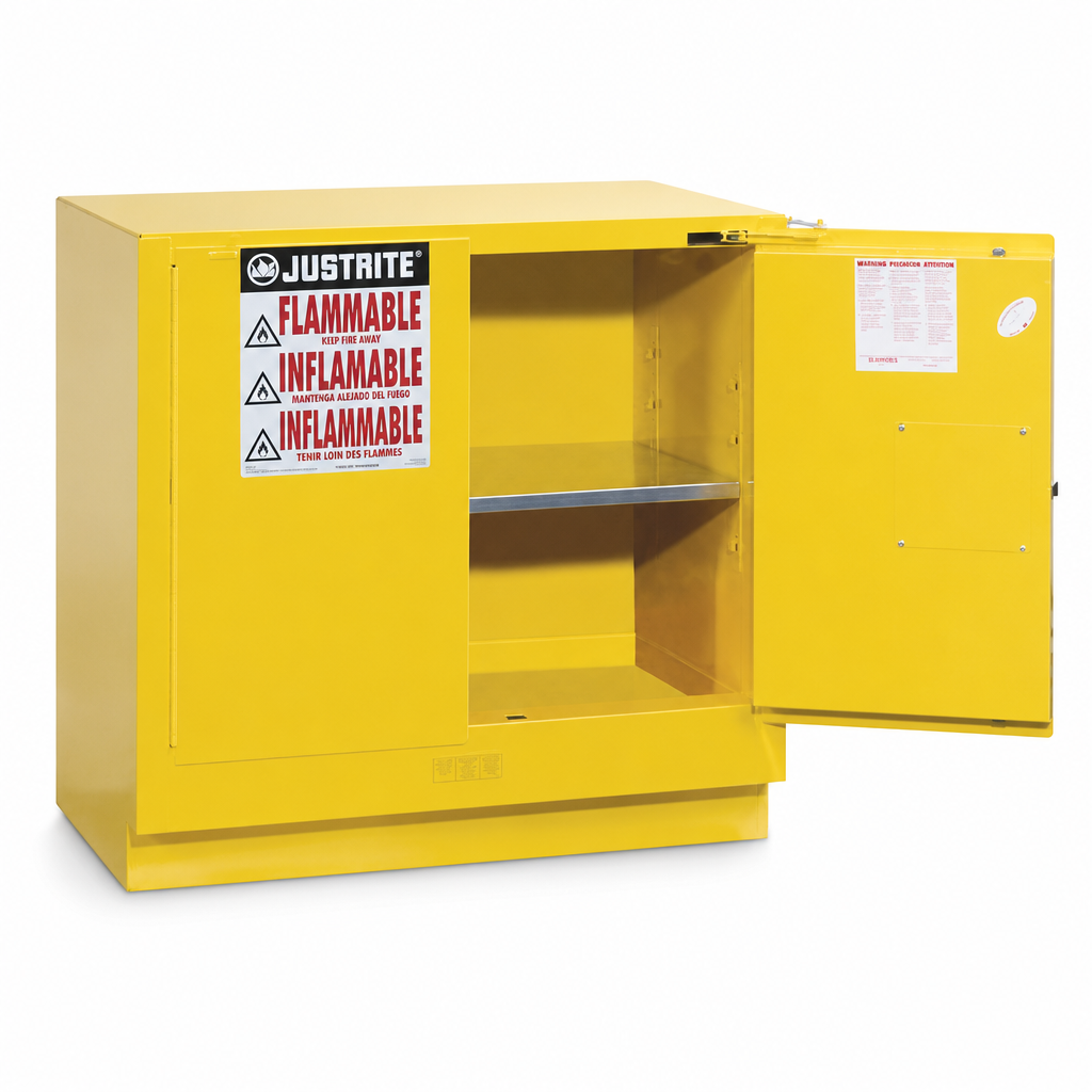 Self-Closing Flammable Storage Cabinet 1118 x 1092 x 457mm