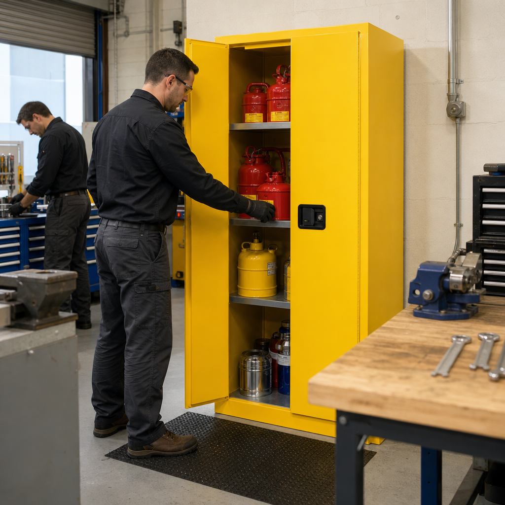 Self-Closing Flammable Storage Cabinet 1651 x 864 x 864mm