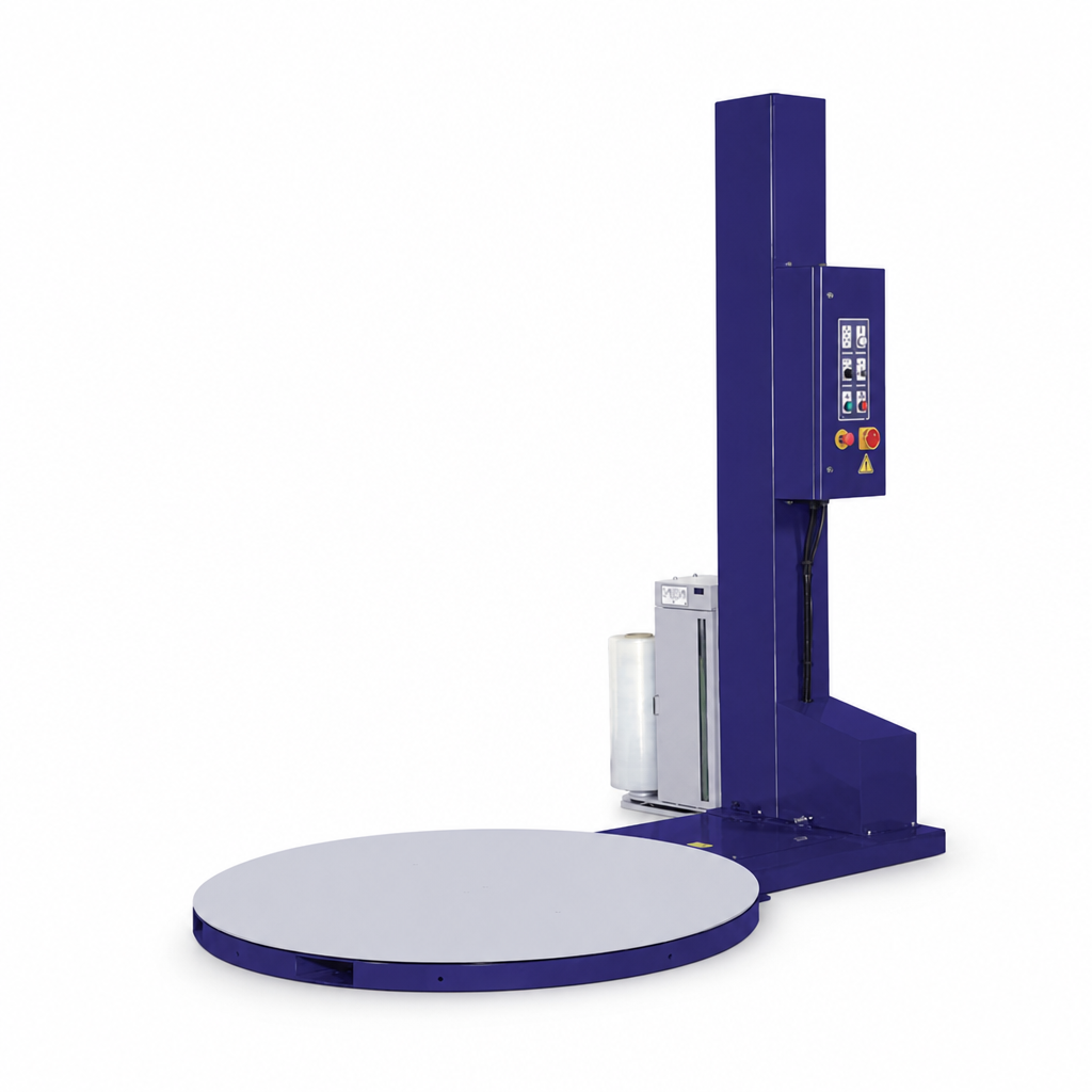 Semi-Automatic 200% Pre-Stretch Turntable Pallet Wrapper