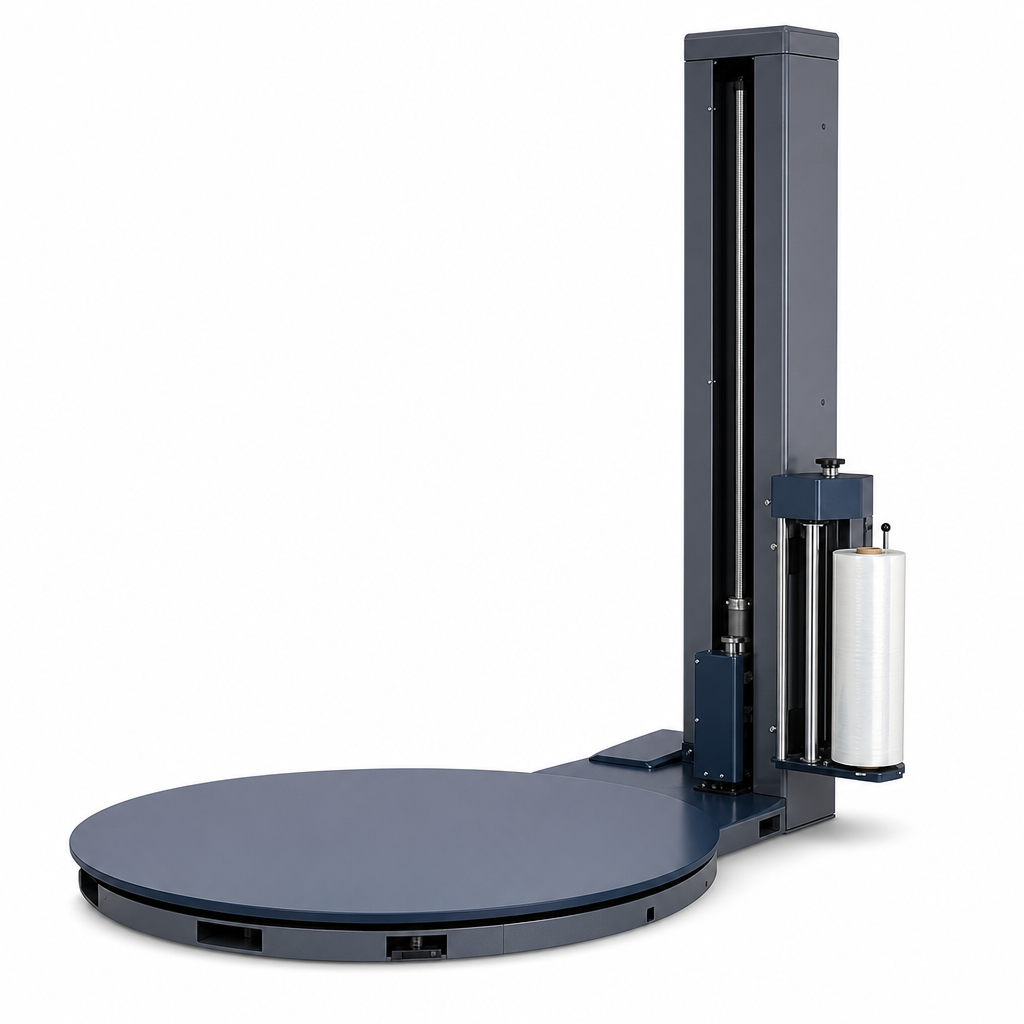 Semi-Automatic 200% Pre-Stretch Turntable Pallet Wrapper