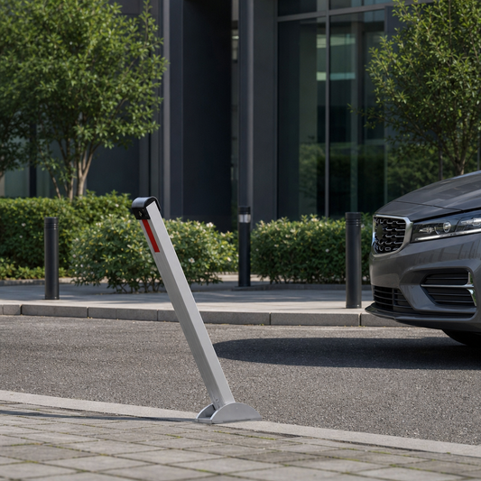 Semi-Automatic Drop Down Traffic Control Post