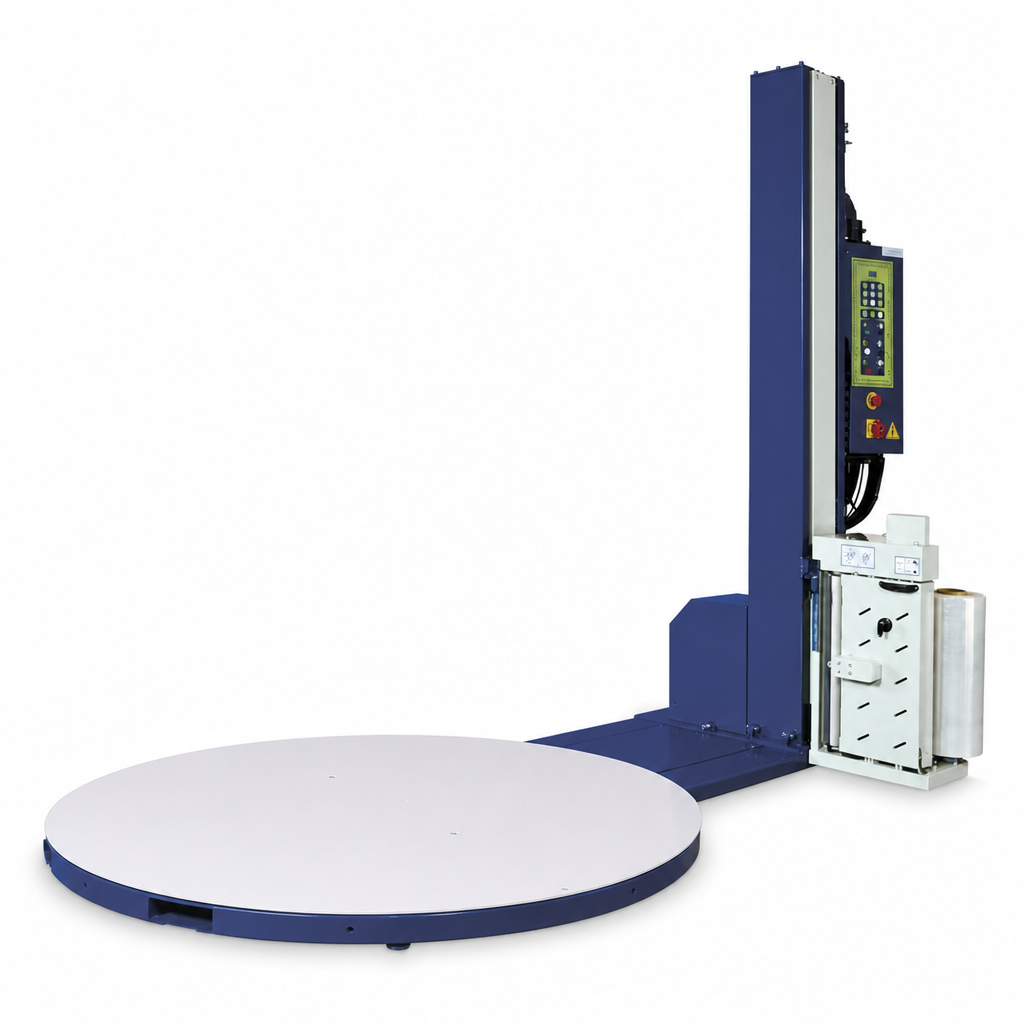 Semi-Automatic Powered Pre-Stretch Turntable Pallet Wrapper