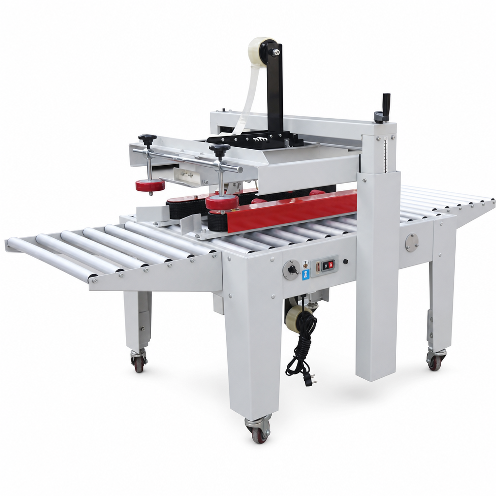 Semi-Automatic Side Belt Carton Sealer for Uniform Boxes