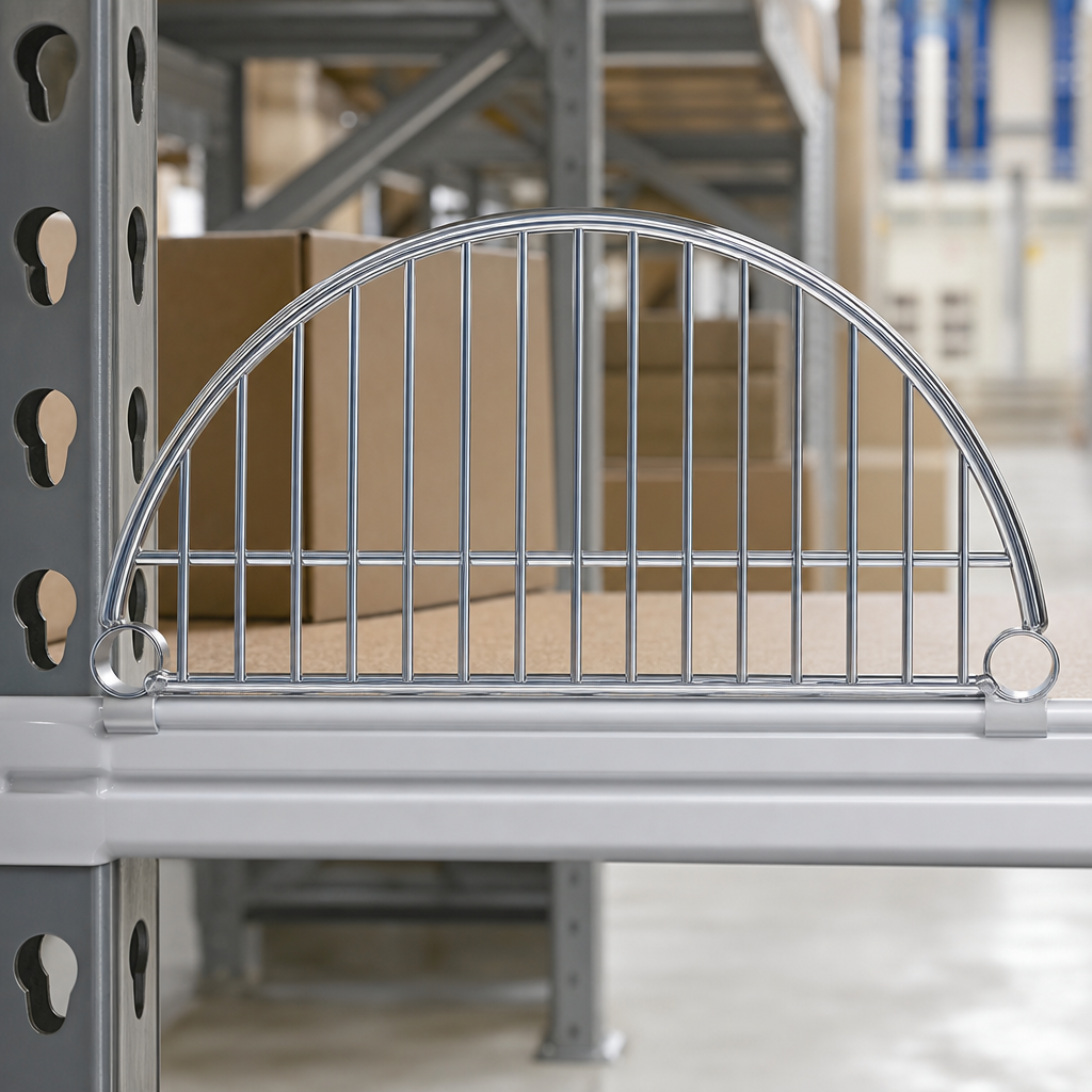 Semi-Circular Extra Shelf for Chrome Wire Shelving