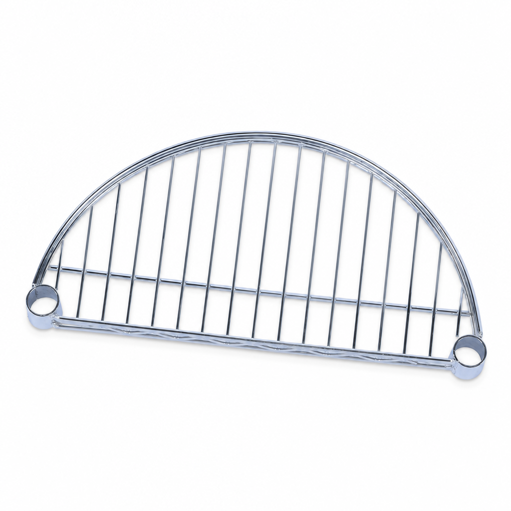 Semi-Circular Extra Shelf for Chrome Wire Shelving