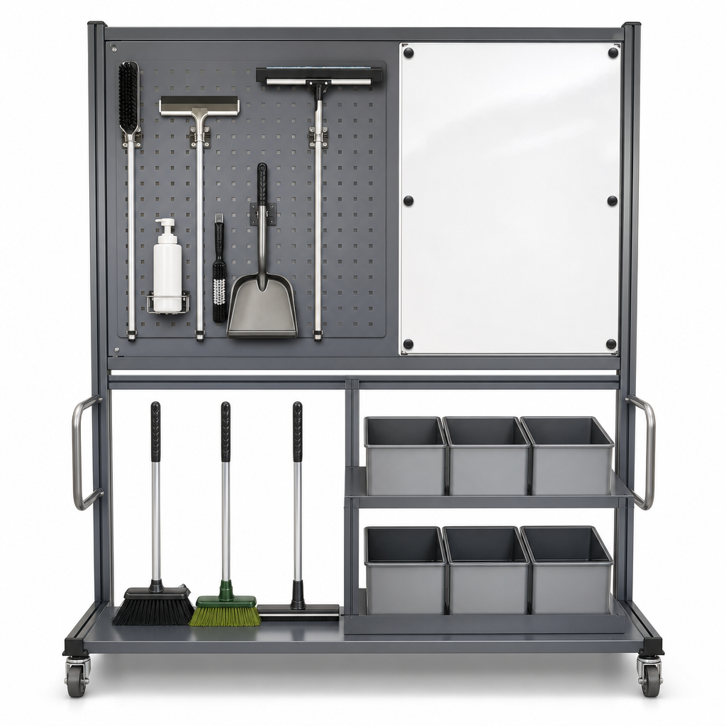 Shadow Tool and Notice Board Cleaning Station