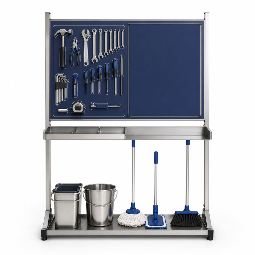Shadow Tool and Wet Cleaning Notice Board Station