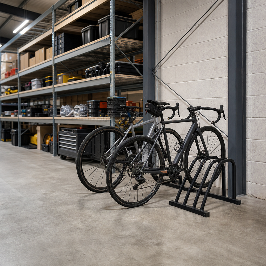 Sheffield Style Cycle Rack for Outdoor Bicycle Parking