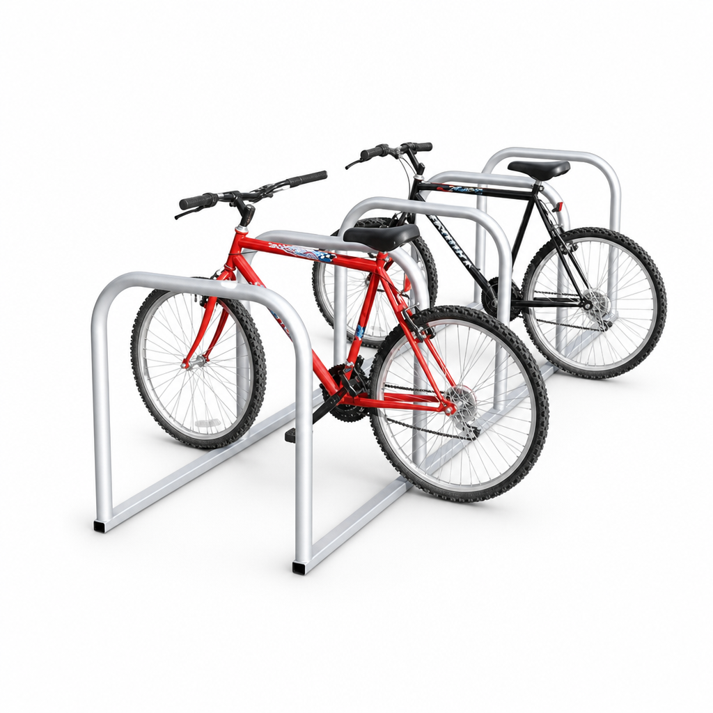 Sheffield Style Cycle Rack for Outdoor Bicycle Parking
