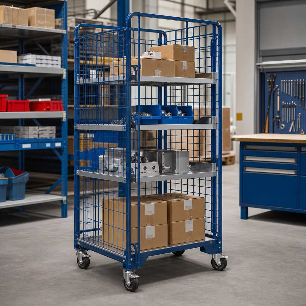 Shelf for Large Roll Container 100kg Capacity