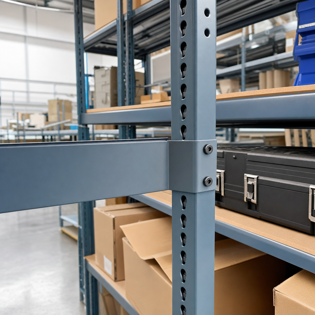 Shelving Bay Row Spacer with Socket Head Cap Screws