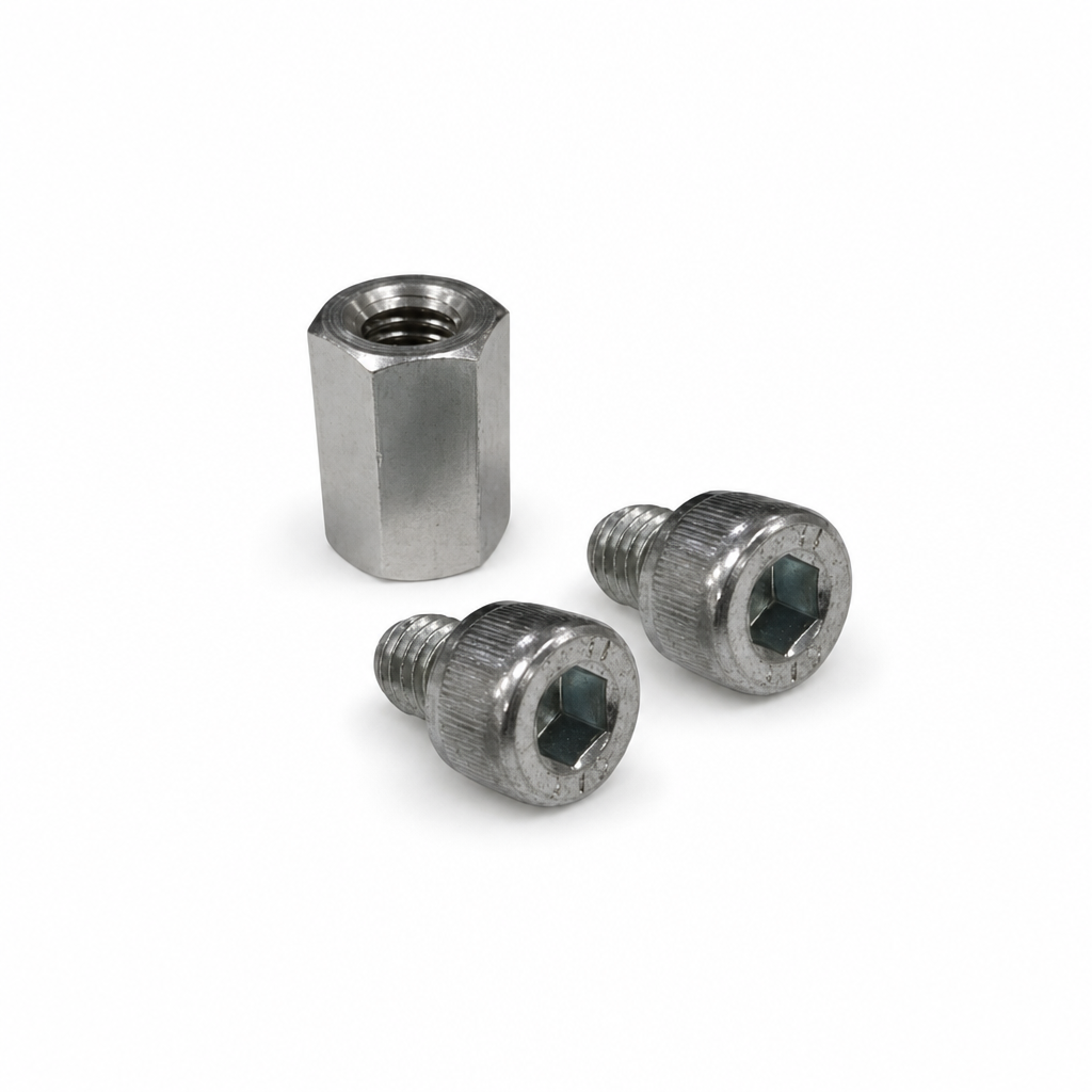 Shelving Bay Row Spacer with Socket Head Cap Screws