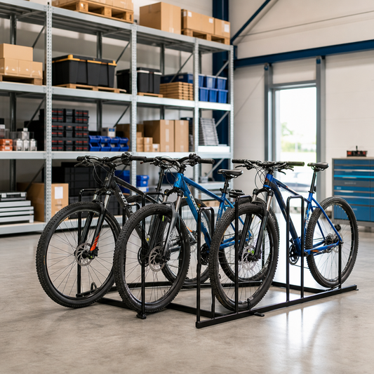 Side-by-side Bike Parking Rack – 6 or 8 Spaces