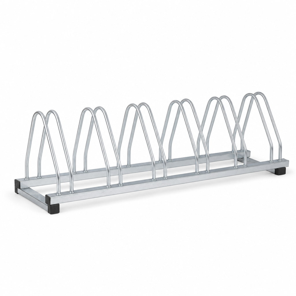 Side-by-side Bike Parking Rack – 6 or 8 Spaces