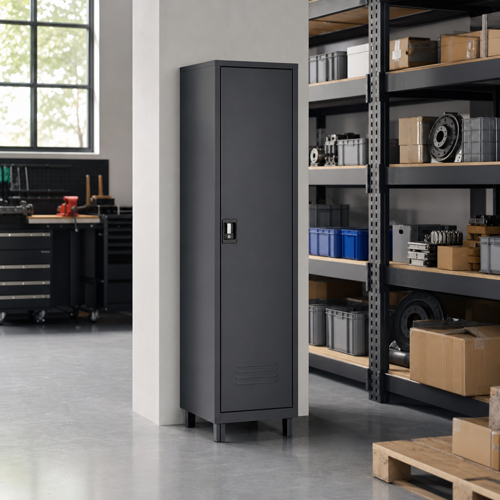 Single Compartment Steel Garment Collector Locker