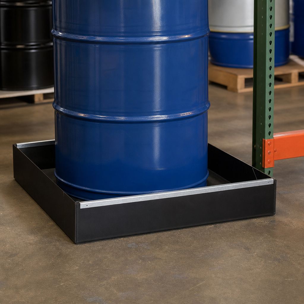Single Drum Pallet Spill Tray 220L Capacity
