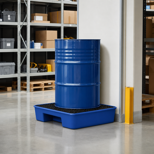 Single Drum Pallet Spill Tray 220L Capacity
