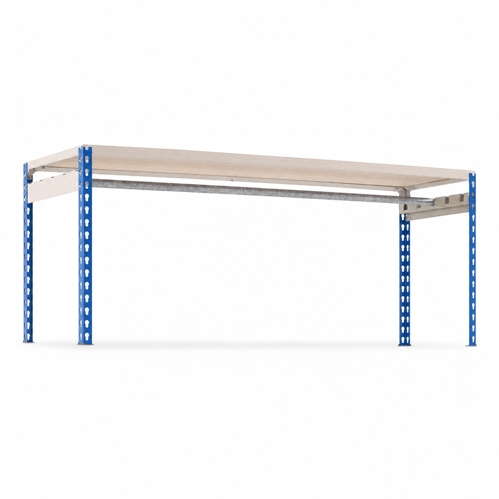 Single Rail Garment Shelving Extra Rail Level